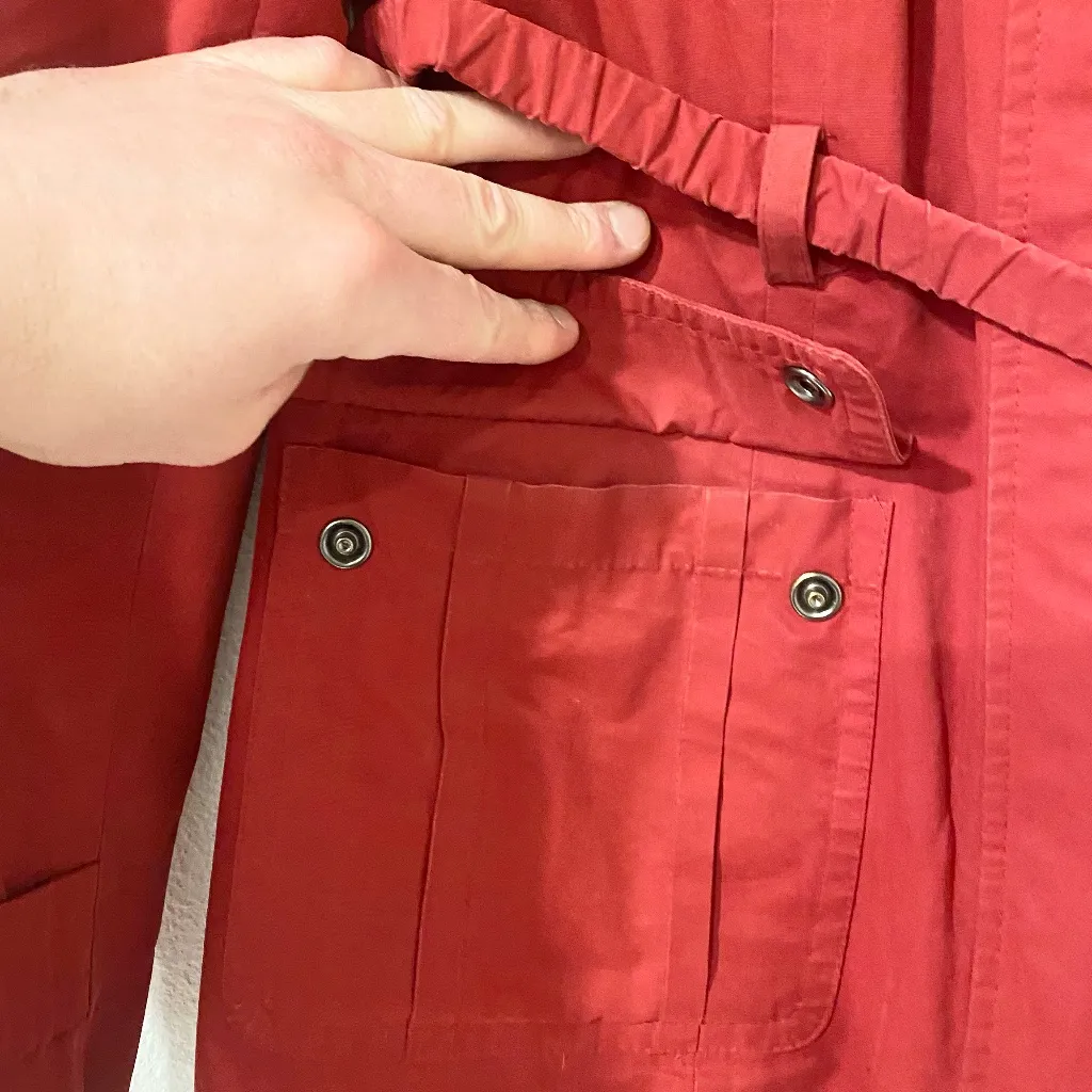 LOFT Ann Taylor Women's Double Vest Jacket Trench Coat - Medium - Image 3