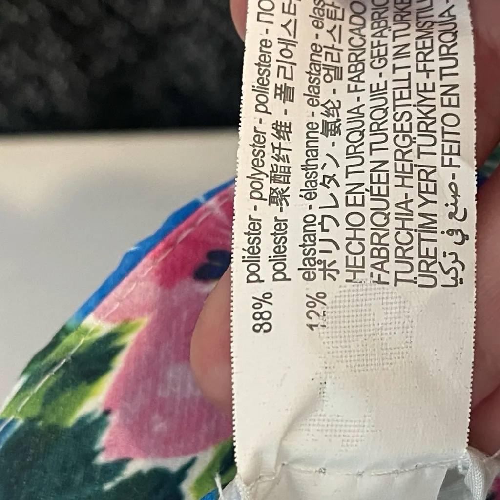 Zara Women’s Hi Waist Cropped Multicolor Floral Pants Sz M Spring, Workwear 💐 - Image 7