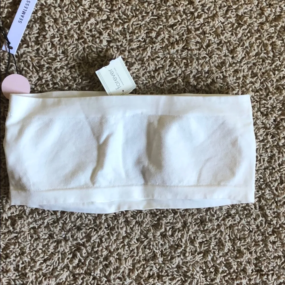 F21 New Solid padded Bandeau Sz M/L - Image 6