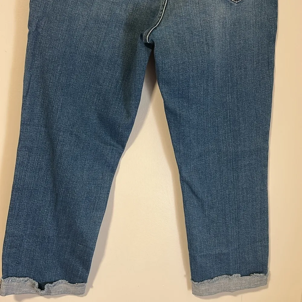 Kut from the Kloth Amy Crop Straight Leg Jeans Size 10 Inseam 23’ - Image 5