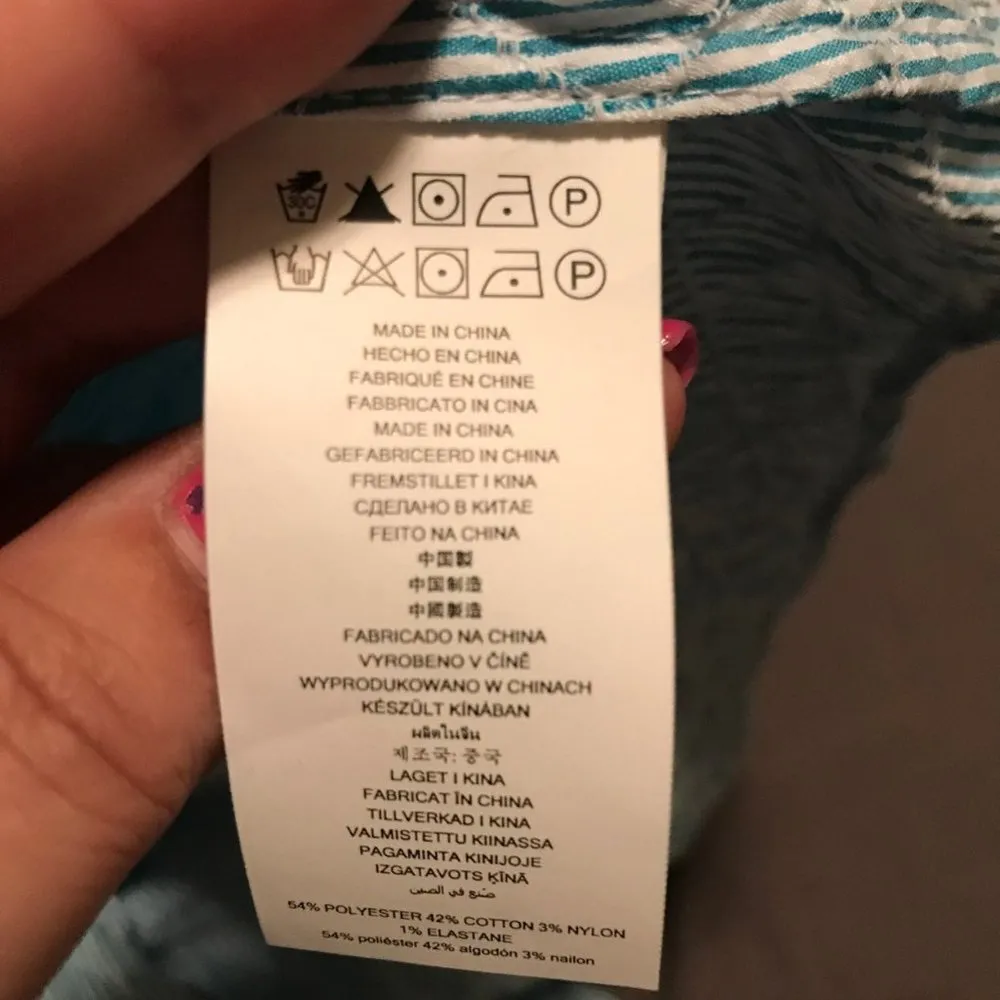 Michael by Michael Kors Sleeveless Button Up Green Size M - Image 5