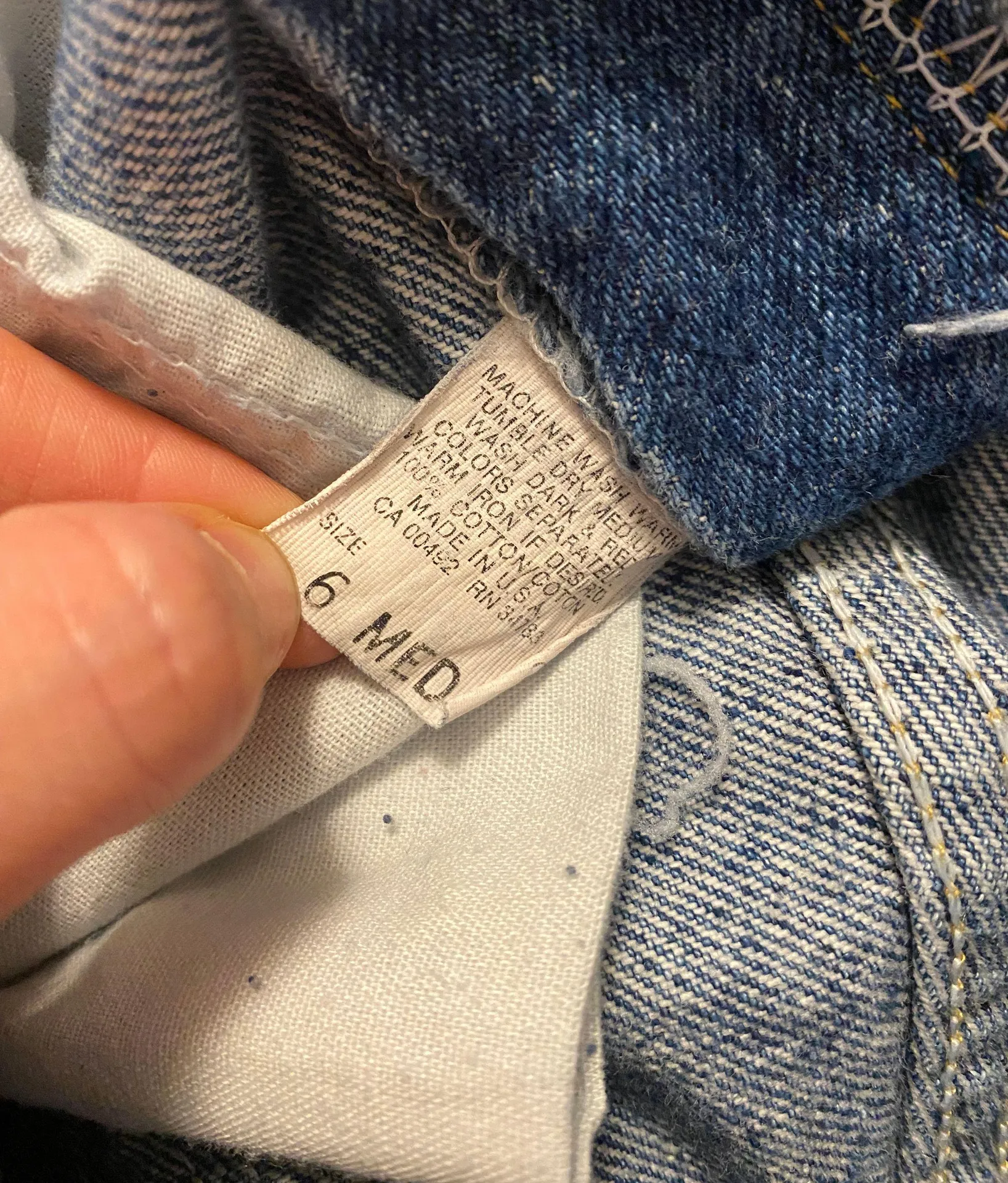 Lee Cut Off Jean Shorts - Image 3