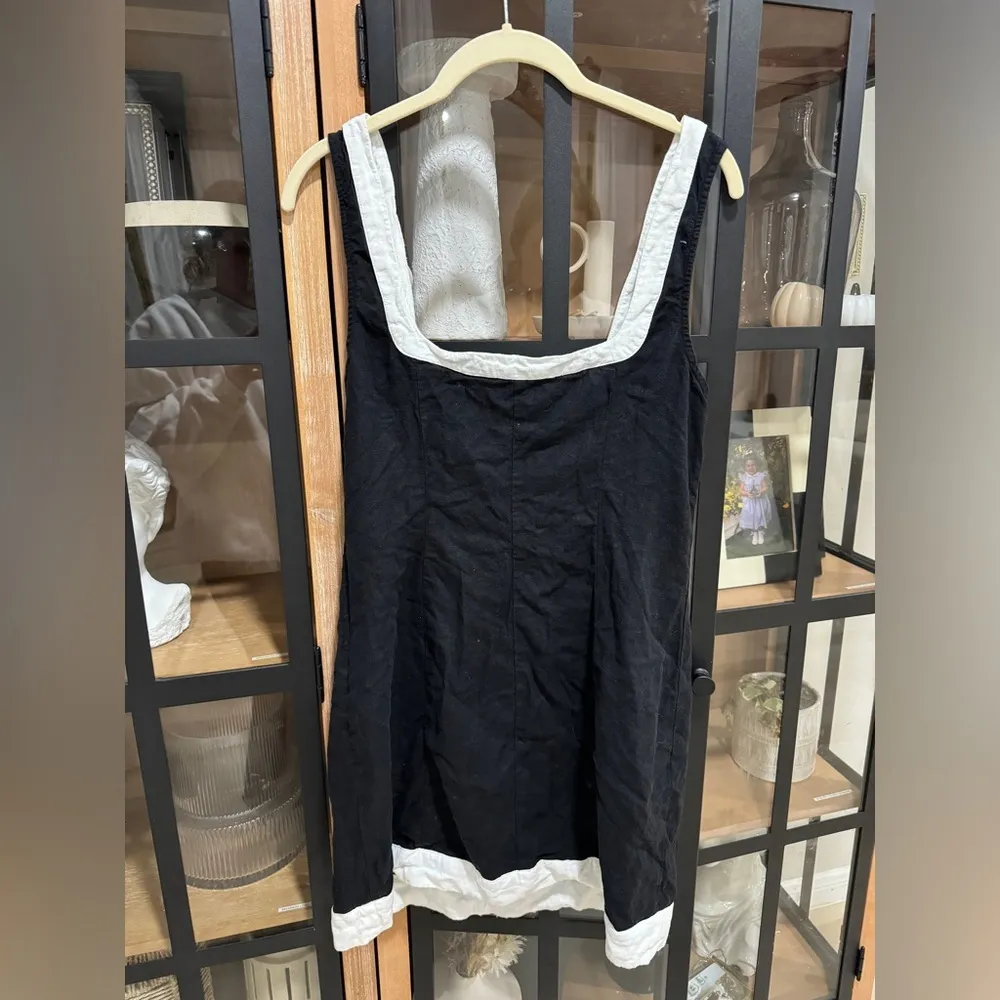 Show Me Your Mumu Coco mini dress vintage style buttons shift linen elegant - Image 6