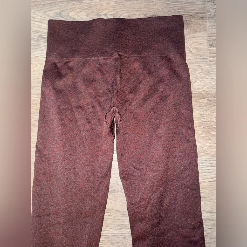 Gymshark Vital Seamless 2.0 Leggings in Gs Rich Maroon MARL - Image 6