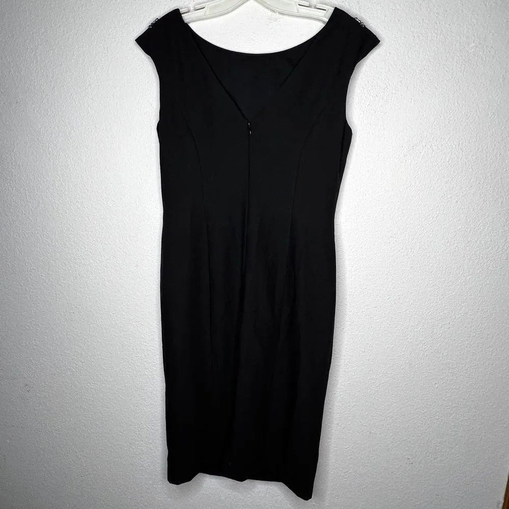 Vince‎ Camuto Black Dress With Embellishments - Image 6