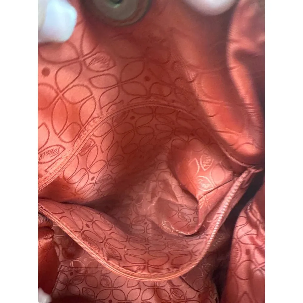 Vintage Fossil Womens Red Leather Shoulder Bag Purse SKU 7234 - Image 11