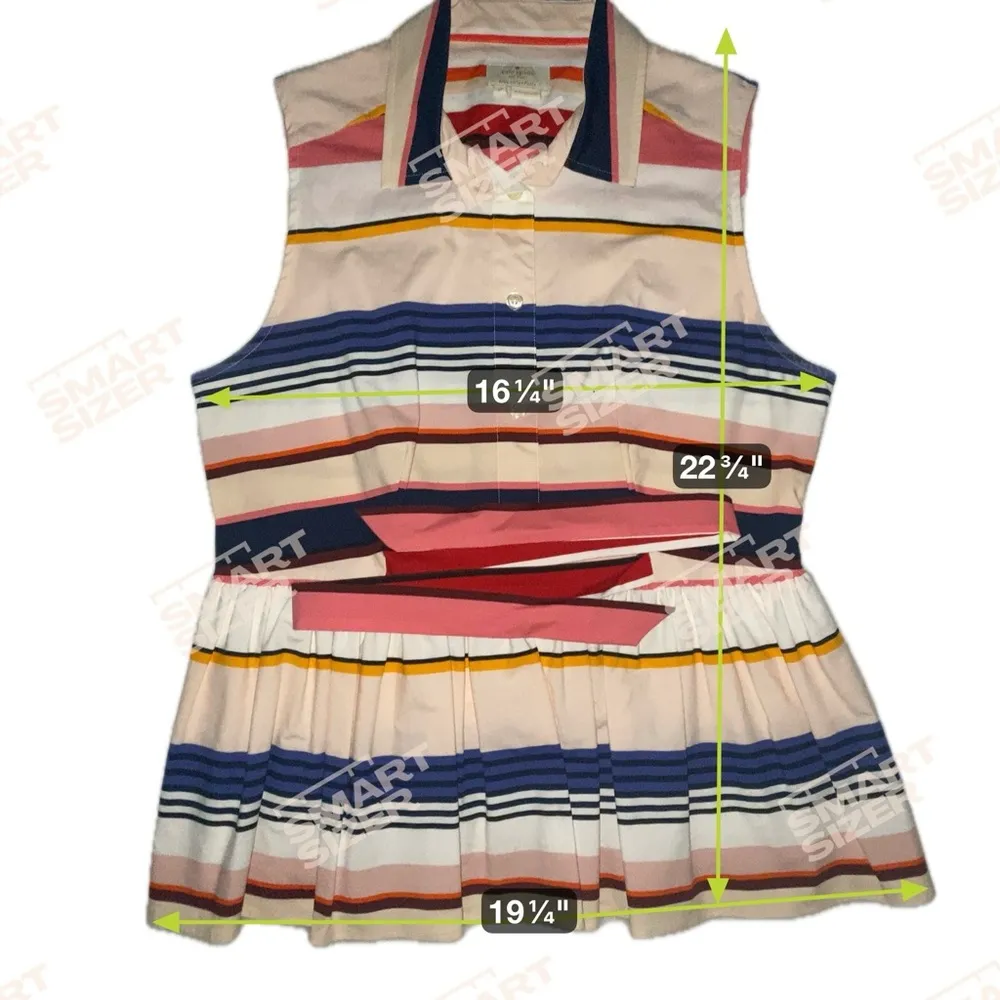 Kate Spade New York Spring 2017 Ready-to-Wear... live Colorfully Top Size M - Image 9