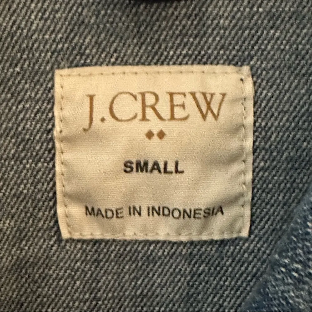 J. Crew Denim Women's Jacket Jeans Blue Retro Trucker Size S - Image 4