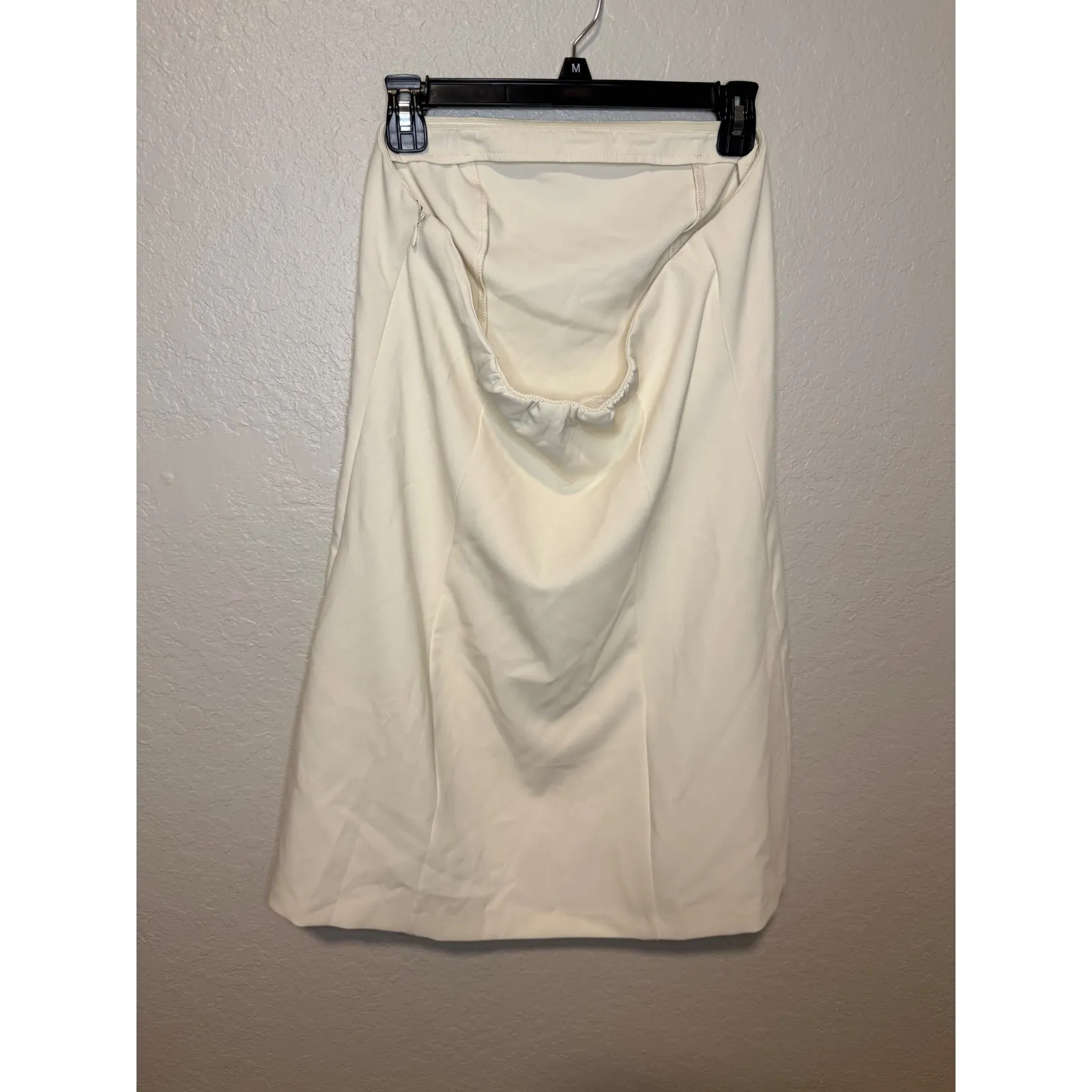 A New Day Women's Cream Strapless Mini Dress Party Cocktail Size 12 - Image 4