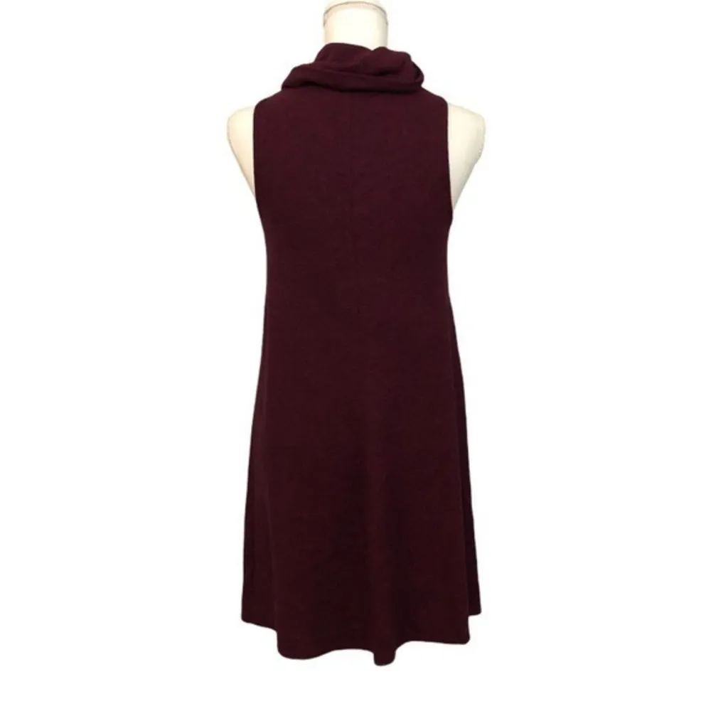 EXPRESS NWOT  Burgundy Turtleneck Shift Dress New - Image 2
