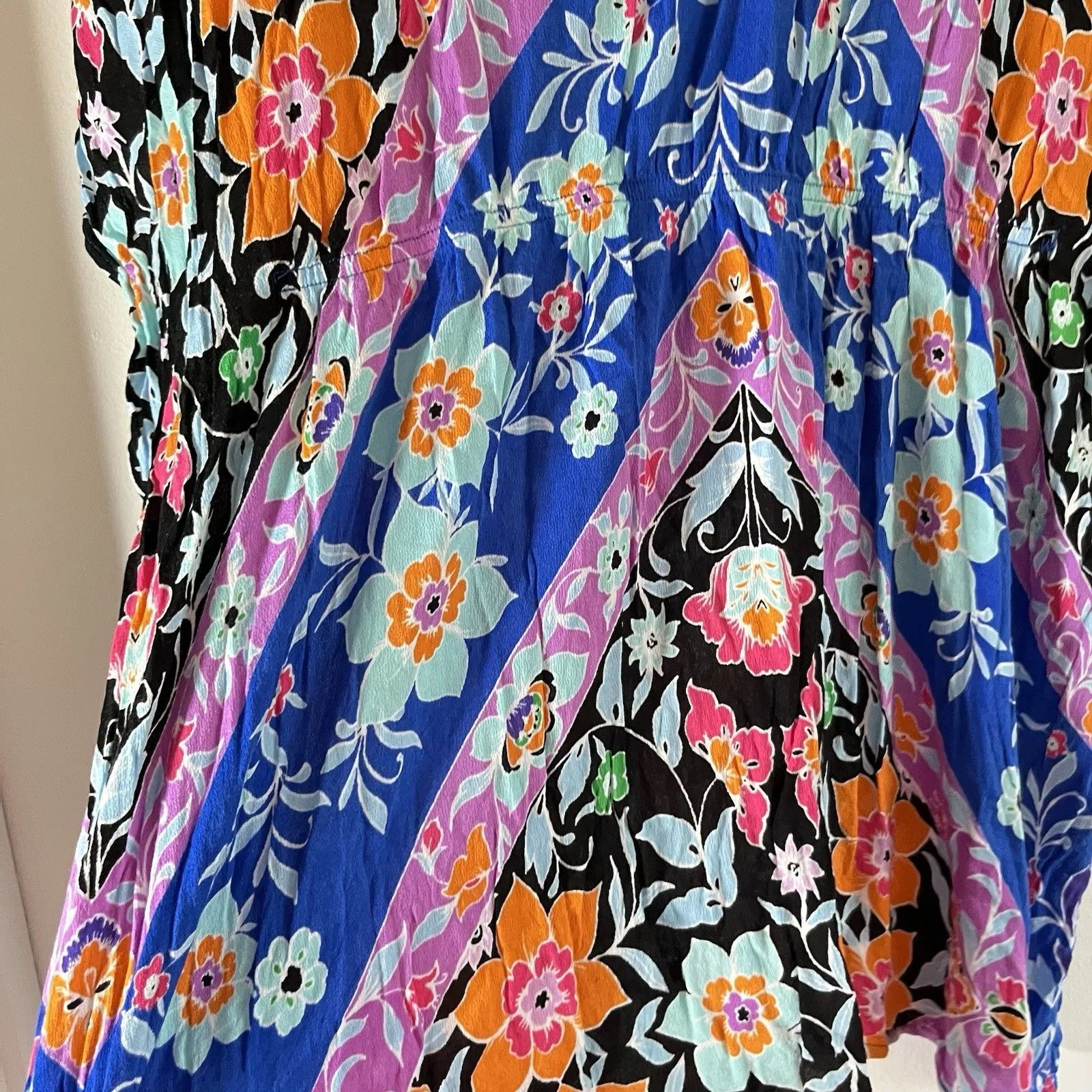 Nanette Lepore Medina Caftan Swim Dress Tunic Swim Beach Silky Cover Up Size M - Image 8