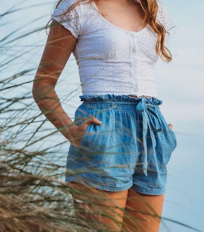 Ultra High Rise Paperbag Shorts - Image 4