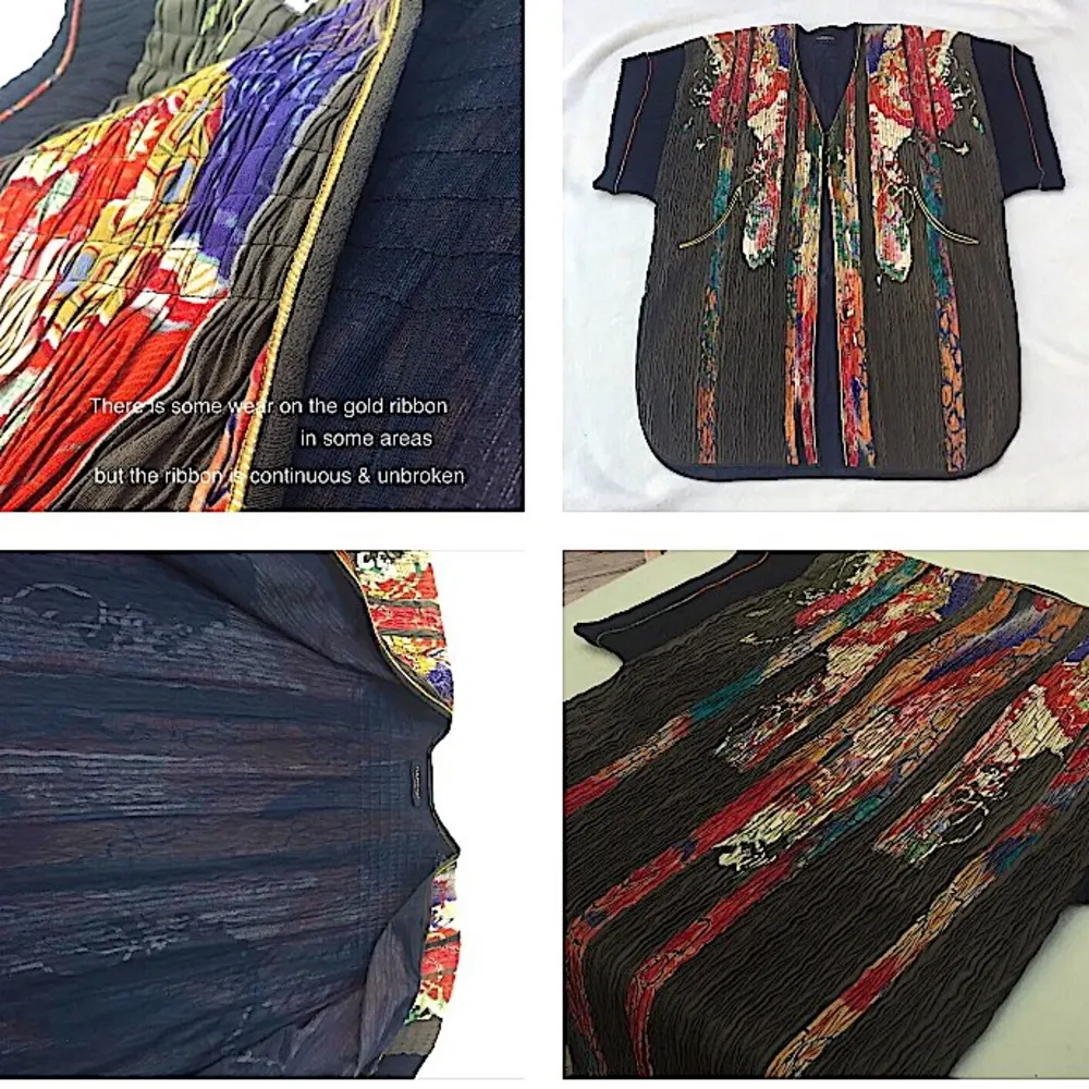 JANET KANEKO Long Jacket 👘 One of a Kind Art Garment Vintage Kimonos, O/… Black Size undefined - Image 8