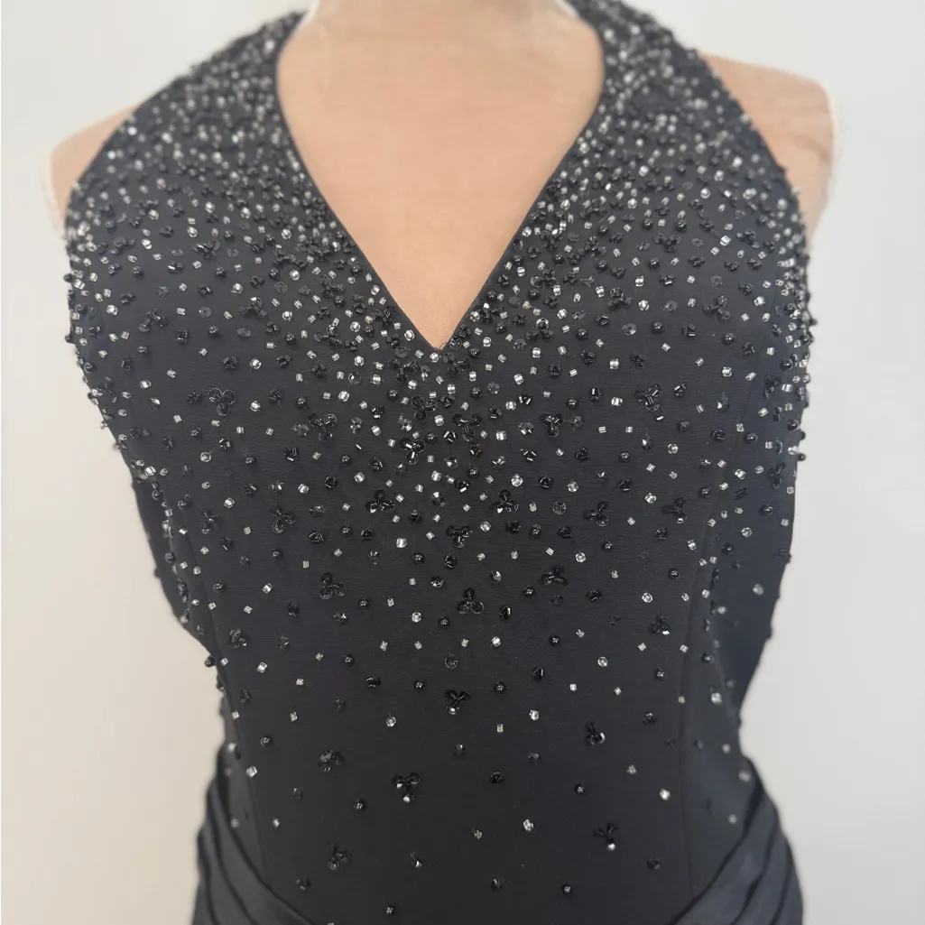 Jovani Black Beaded Prom Dress - Image 12