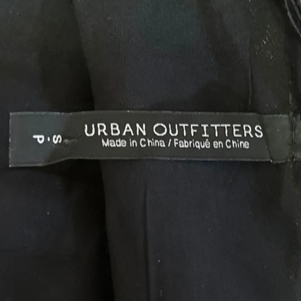 Urban Outfitters Black Beige Jacquard Print Sleeveless Cami A Line Mini Dress S - Image 4