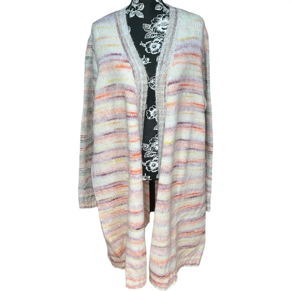 H by Halston Space Dyed Soft Cardigan Duster - Image 3