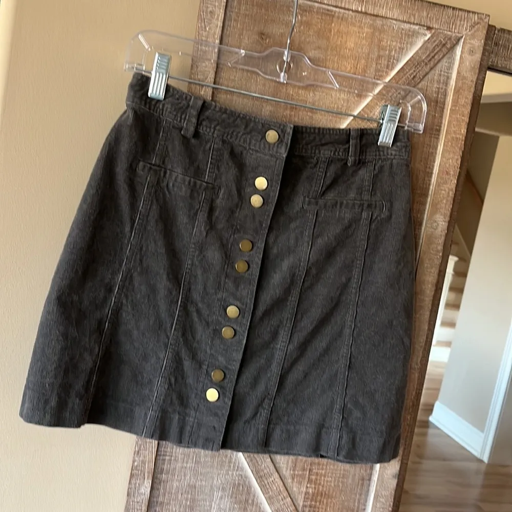 Corduroy Skirt Western Stretchy Snaps B Original Boutique Womens Small Comfy - Image 9