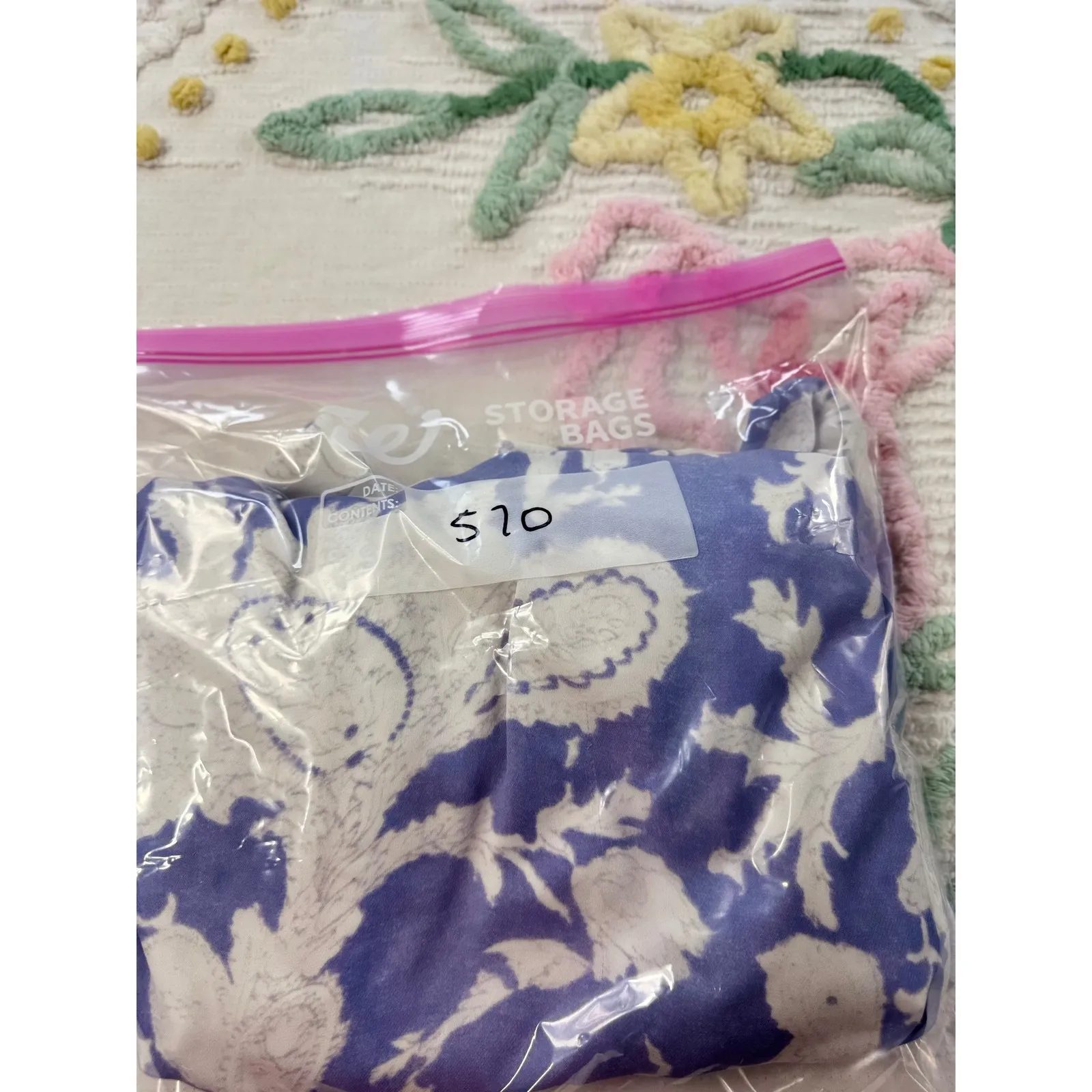 Banana Republic XS Dress Paisley Print Tie Waist Short Sleeve‎ Casual - Image 7