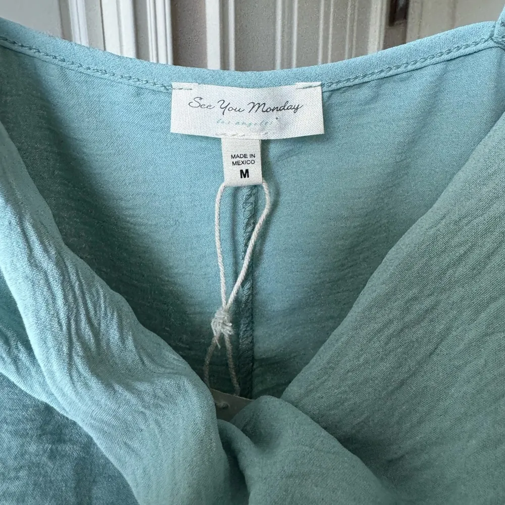 See you Monday turquoise long dress Size: M - Image 2