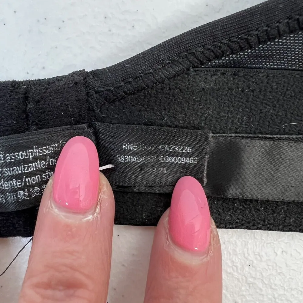 Victoria’s Secret PINK Active Sz M Sport Bra Ultimate Lightly Lined Black Floral Size M - Image 14