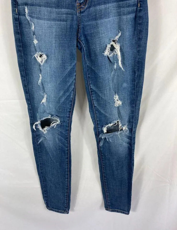 American Eagle Hi Rise Jegging Distressed Size 4 Reg - Image 2
