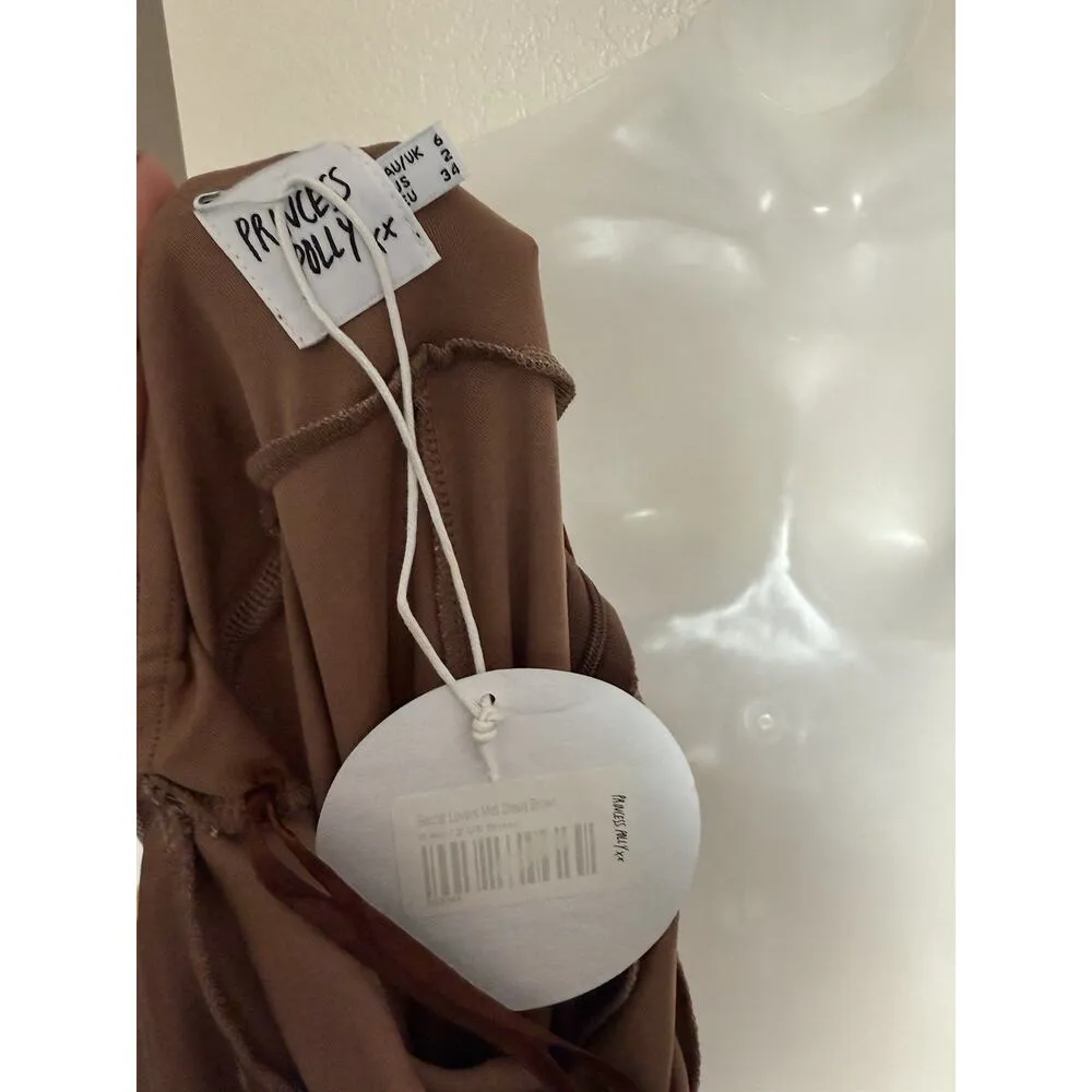 Princess Polly Secret Lovers Midi Dress Size 2 Mesh Halter - Image 5