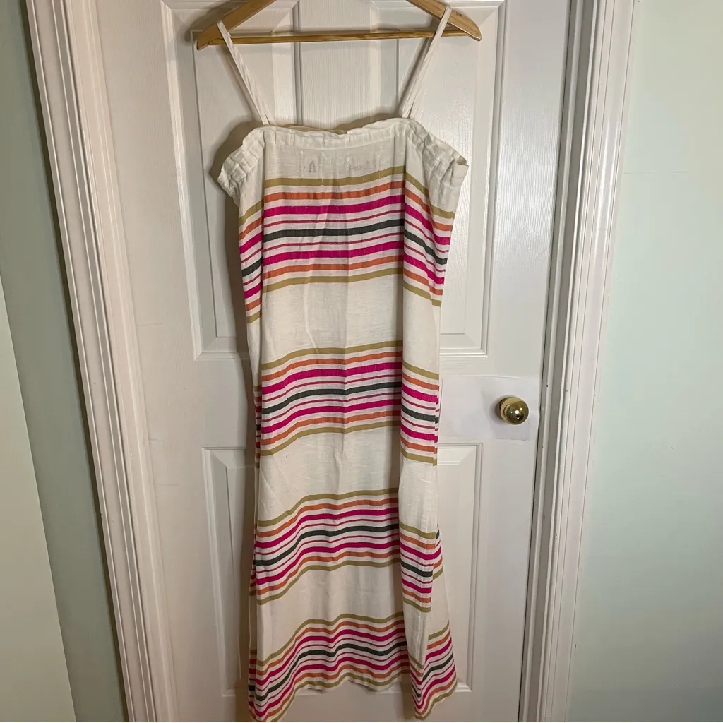 Lemlem Colorful Striped Maxi Dress Size Large coastal beachy preppy yacht chic - Image 6