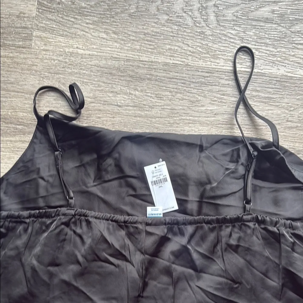 Old Navy Elegant Black Slip Dress Spagetti Strap Midi Dress XXL - Image 5