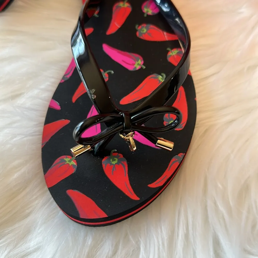 KATE SPADE NEW YORK WOMENS FRILL CHILL PEPPER FLIP FLOP - Image 4