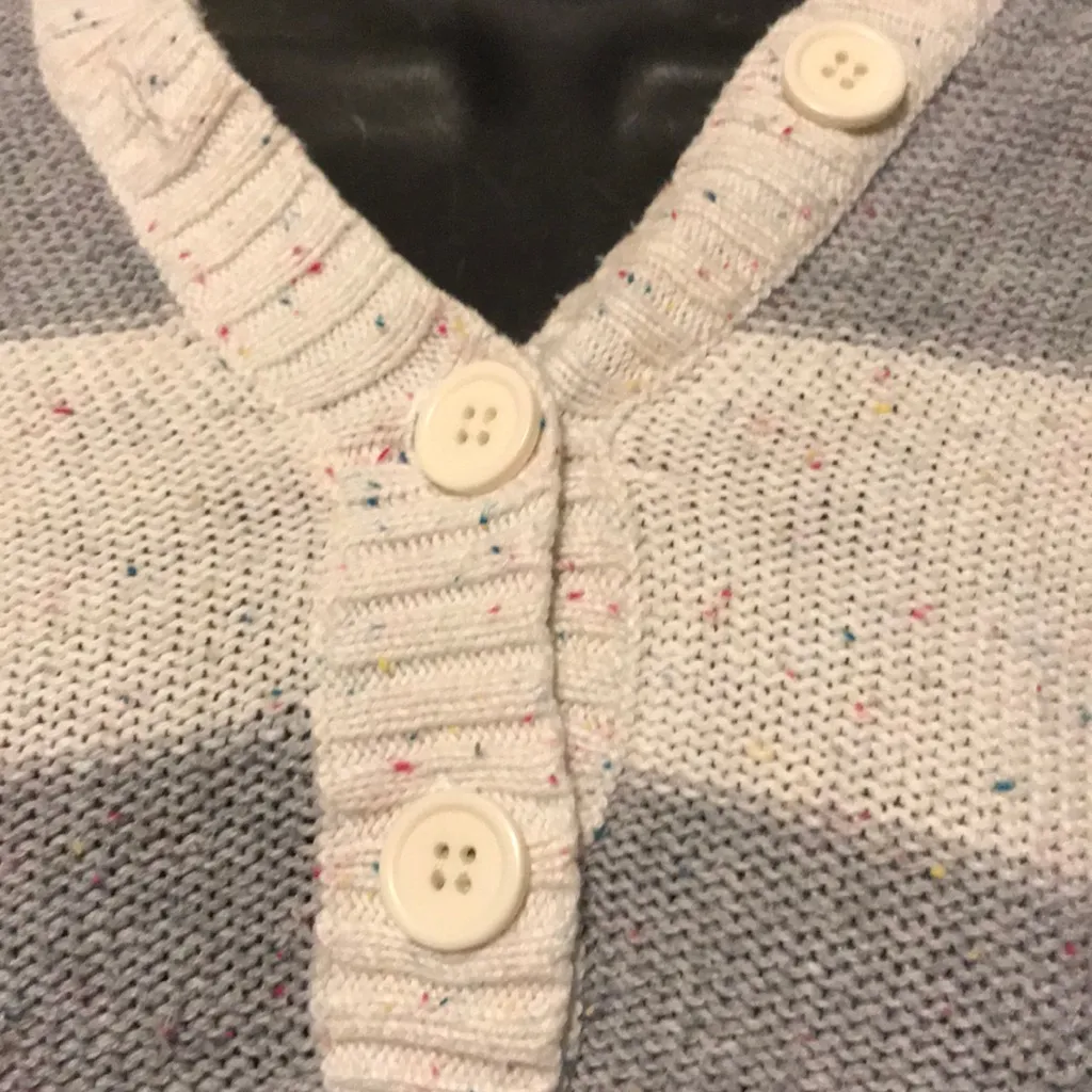 - Op pro confetti speckled hoodie XL Henley vintage Bella swan - Image 5