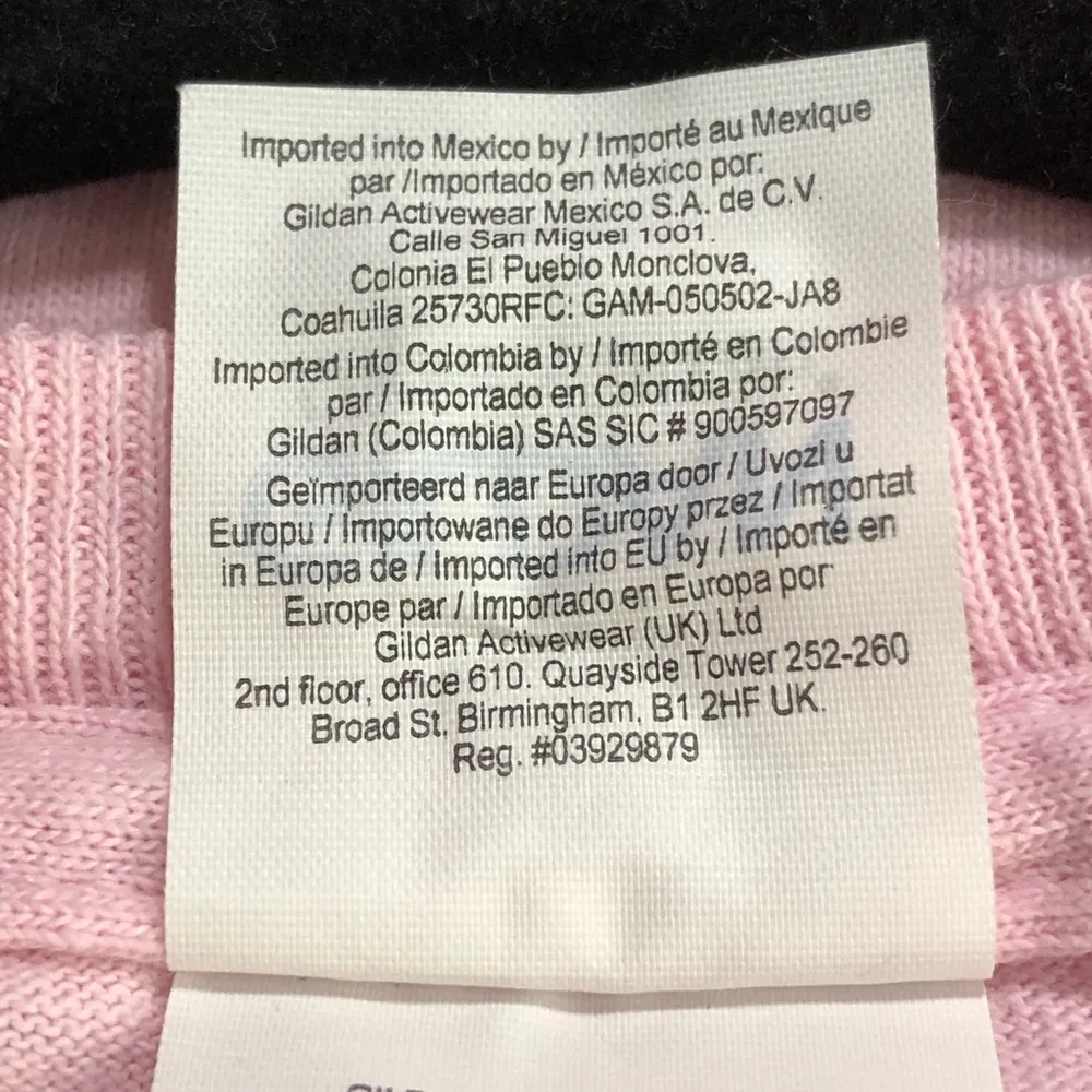 Gildan Size Small Crewneck Short Sleeve Pink T-Shirt w/Cougar Print Heart - Image 3