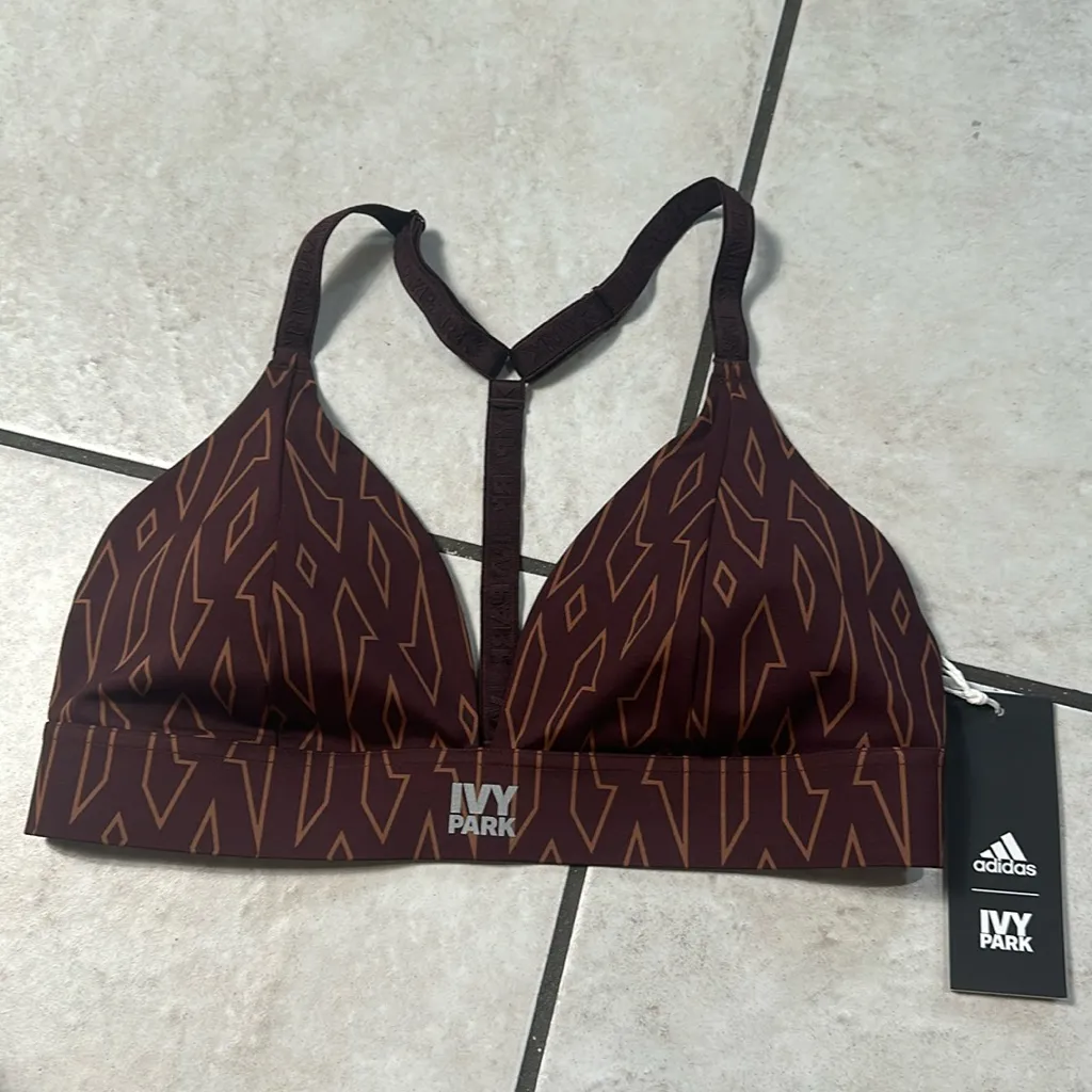 NWT‎ Adidas Ivy Park Low Support Triangle Bra - Image 3