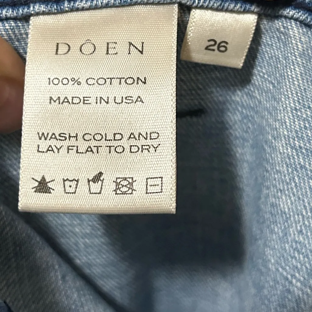 Dôen Maritime Sailor Jeans Medium Blue Wash Size 26 - Image 5