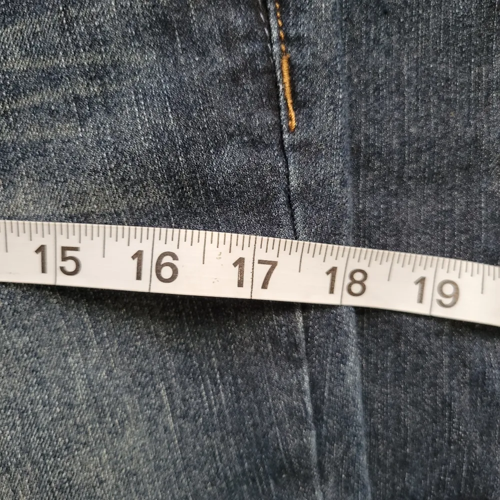 Tommy Girl dark wash midrise wide leg jeans size 9 - Image 9