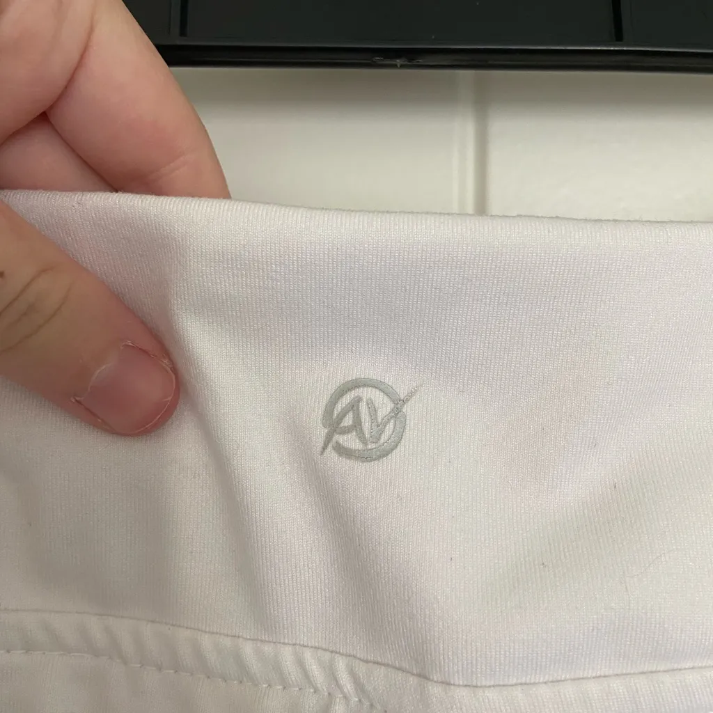 NWOT Adrienne Vittadini women’s white tennis golf athletic stretch skort large - Image 4