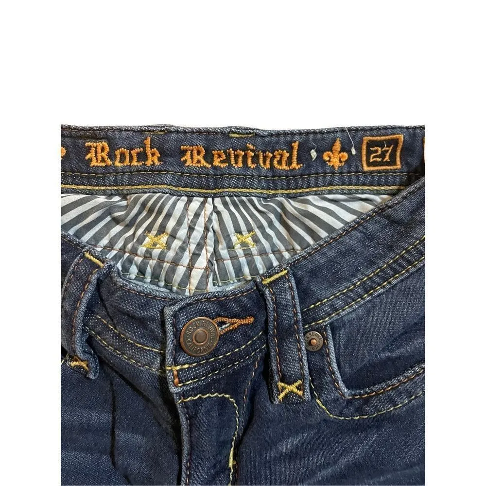 Rock  Revival Jessica Skinny Low rise jeans size 27 - Image 3