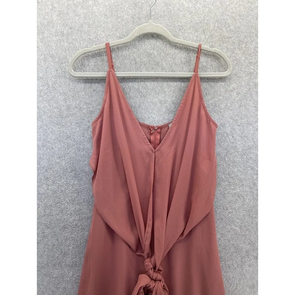 Asos Women's Dress Sleeveless Solid Pink Size 6 V Neck Tank - Image 15