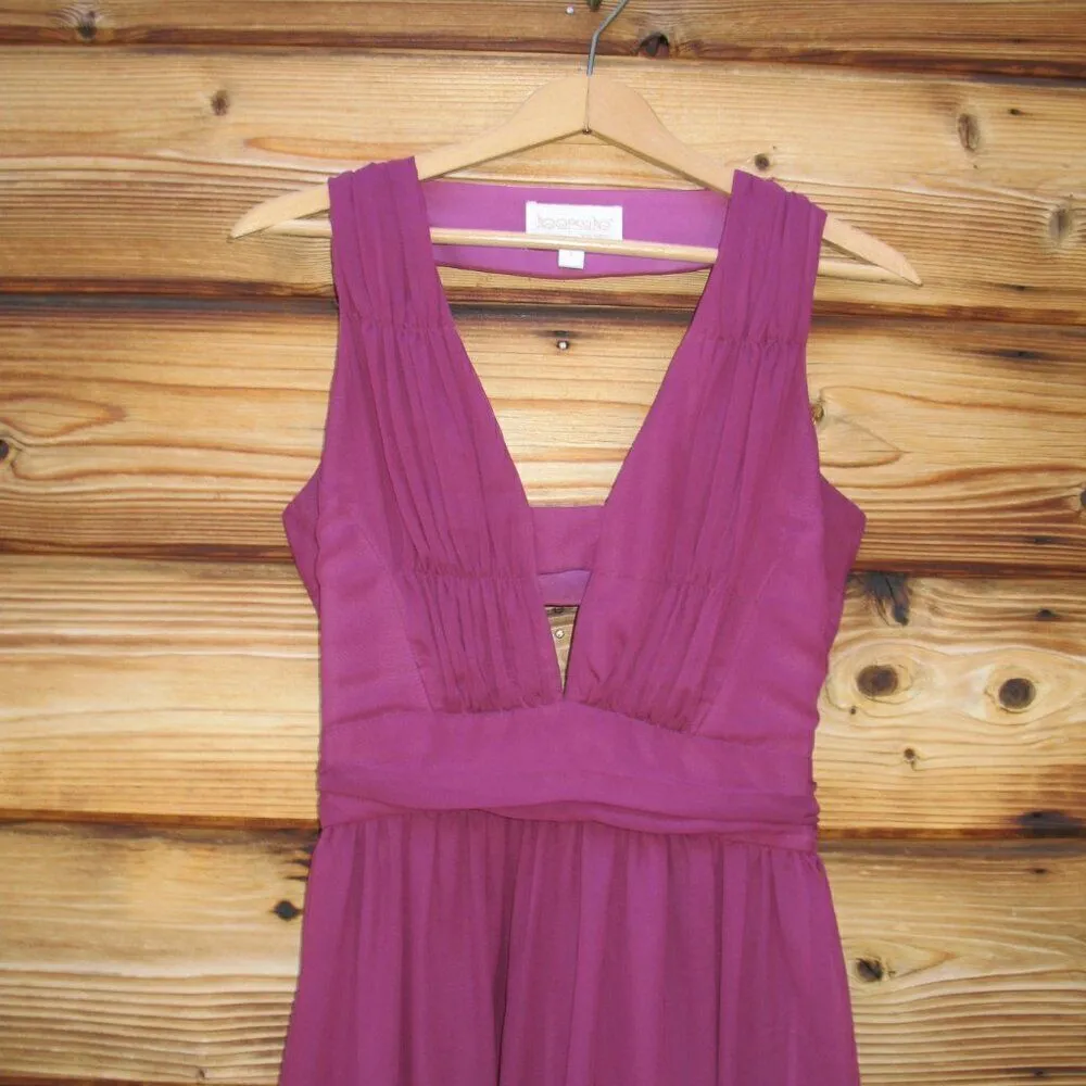 Keepsake the Label Sheer Illusion Skirt Maxi Dress Purple - Image 6