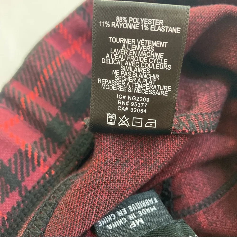 Sanctuary by Anthropologie Runway Ponte Leggings in Scarlett Plaid - Image 11