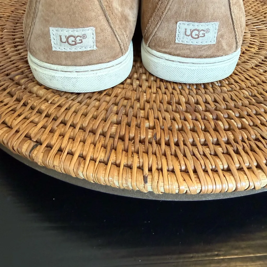 UGG tan Suede Slip-On Loafers - Image 4