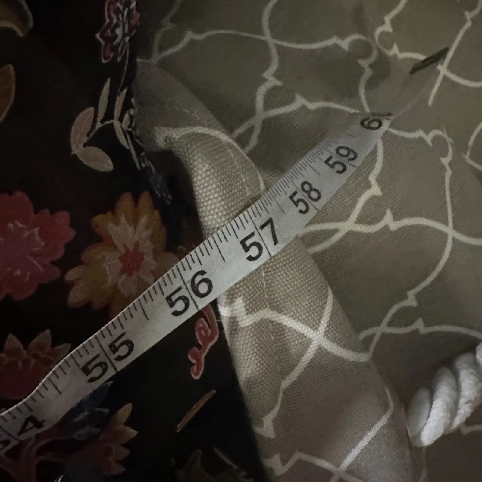 Anthro HD in Paris Maxi Dress Womens US 4 Sheer Floral Chiffon Cottage Peasant - Image 8