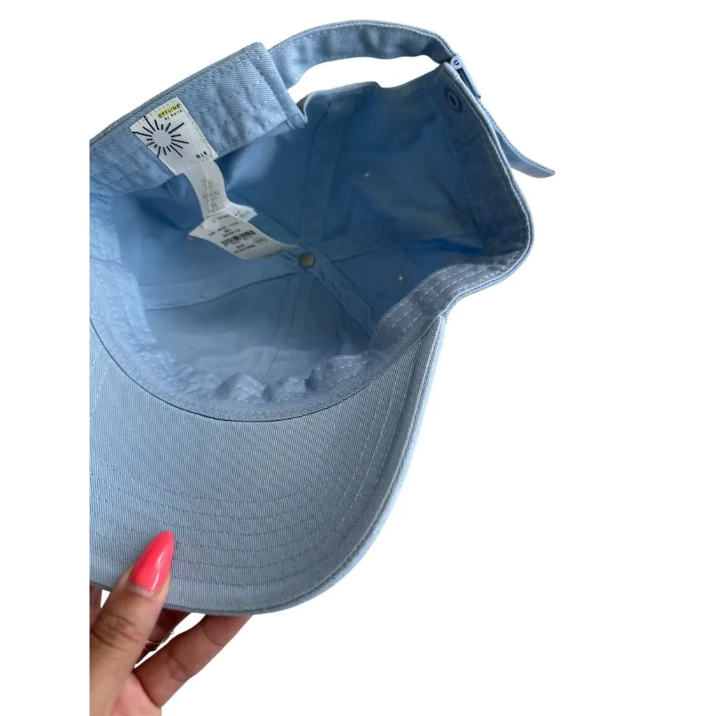 AERIE Offline Something Wonderful Is About To Happen Blue Baseball Hat Cap NEW N - Image 5