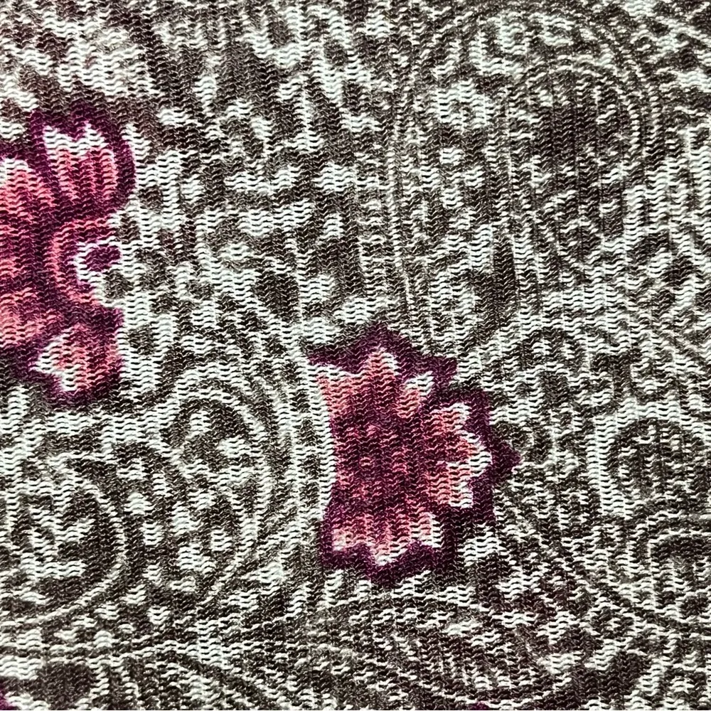 Vtg Y2K Jessica Simpson Mesh Floral Paisley Blouse M | Forest Fairy Hippie Top - Image 10