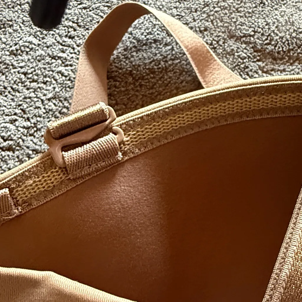 Cacique Nude Bliss Multi Wear Full Coverage Bra Strapless Racer Back Adj Straps - Image 4