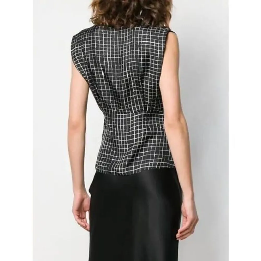 New. Theory black silk top. - Image 13