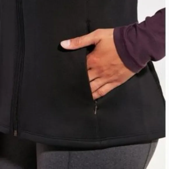 Calia By Carrie Underwood Black Quilted Scuba Running Vest Size M - Image 3