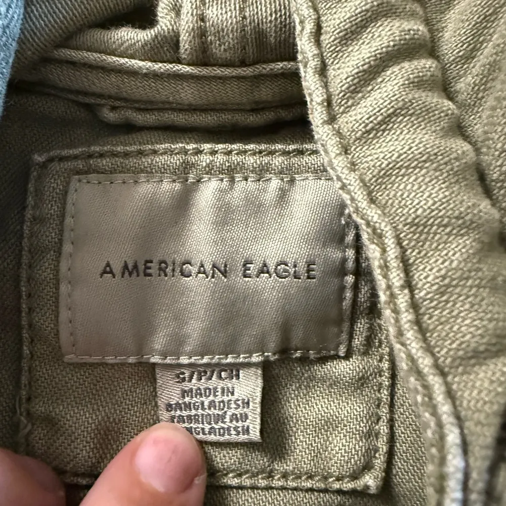 American Eagle Oversized Military Hoodie Olive Small Women’s Baggy Relaxed Roomy - Image 9