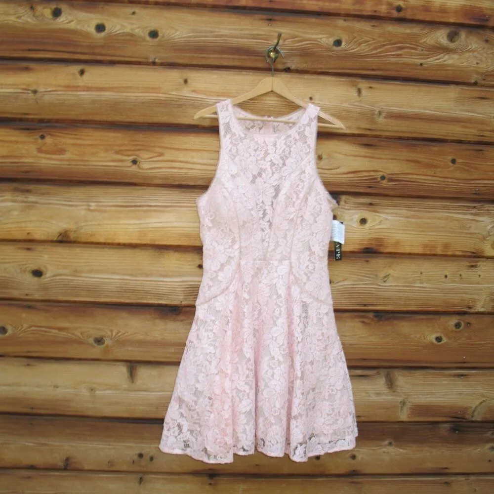 NWT Xscape Fit & Flare Lace Mini Dress - Image 3