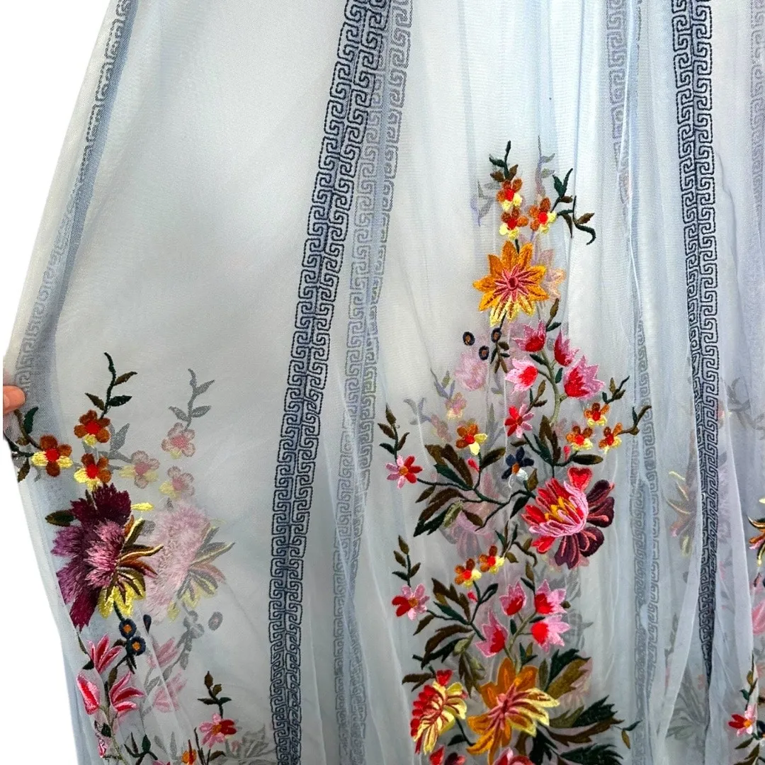 Sundance Garden Soirée Embroidered Dress Maxi Dress Size SP - Image 8