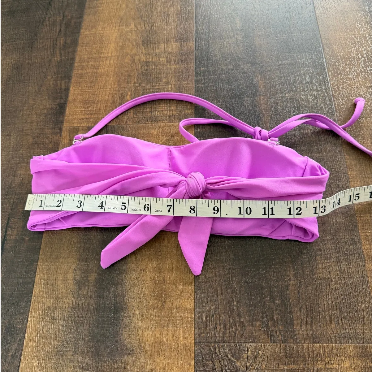 Veronica Beard Catarina Strapless Tie Back Bikini Swim Top Size Small - Image 5